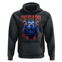 Retro Chicago Hoodie Vintage Cub Bootleg Graphic Baseball Fans