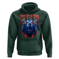 Retro Chicago Hoodie Vintage Cub Bootleg Graphic Baseball Fans