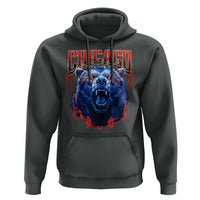 Retro Chicago Hoodie Vintage Cub Bootleg Graphic Baseball Fans