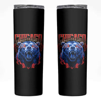 Retro Chicago Skinny Tumbler Vintage Cub Bootleg Graphic Baseball Fans