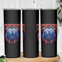 Retro Chicago Skinny Tumbler Vintage Cub Bootleg Graphic Baseball Fans