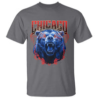 Retro Chicago T Shirt Vintage Cub Bootleg Graphic Baseball Fans