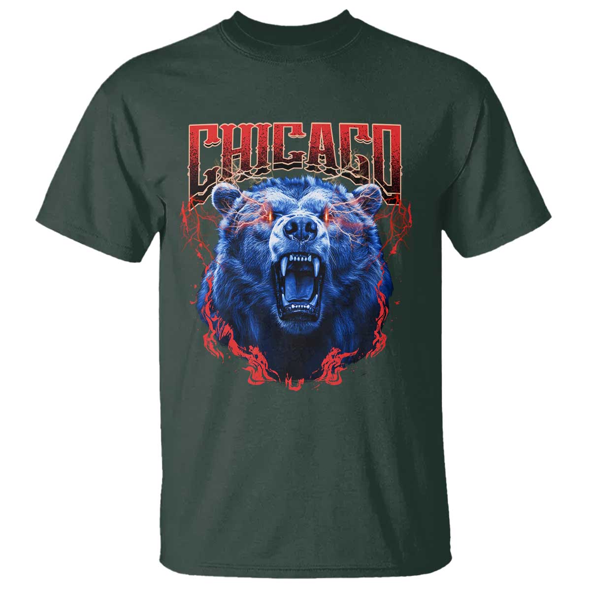 Retro Chicago T Shirt Vintage Cub Bootleg Graphic Baseball Fans