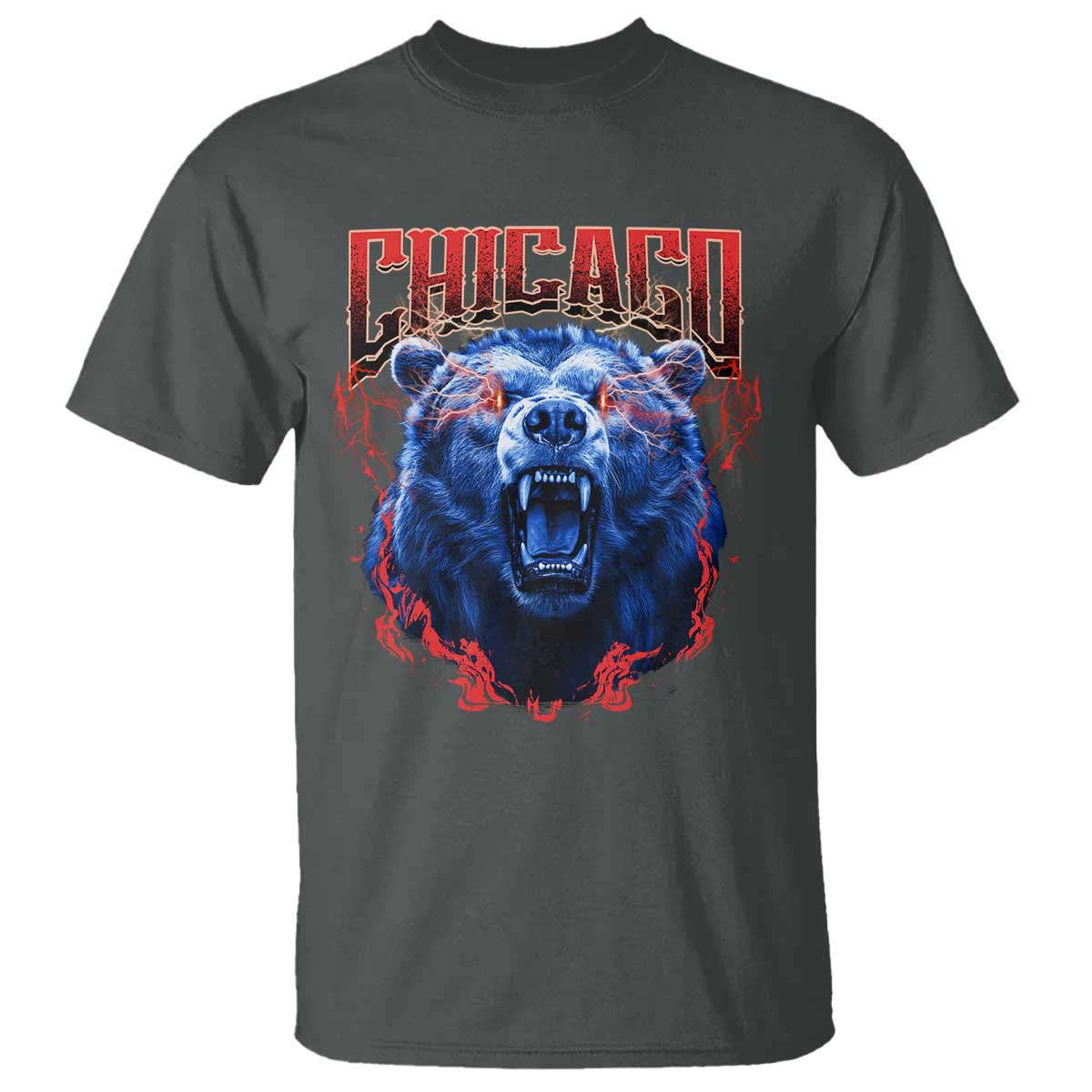 Retro Chicago T Shirt Vintage Cub Bootleg Graphic Baseball Fans