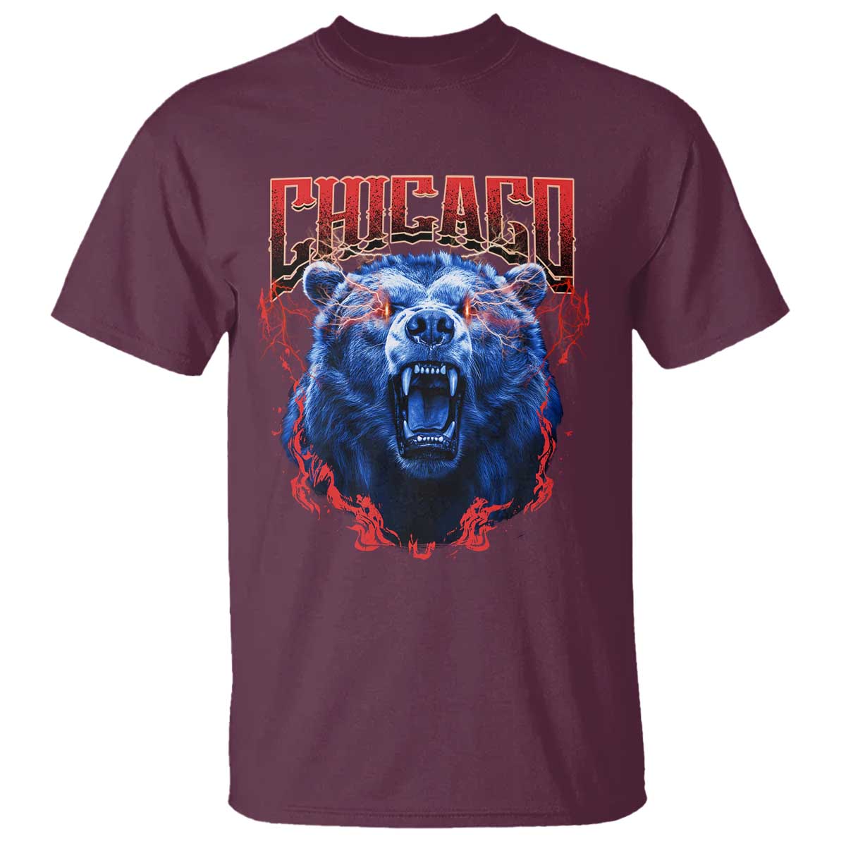 Retro Chicago T Shirt Vintage Cub Bootleg Graphic Baseball Fans
