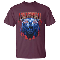 Retro Chicago T Shirt Vintage Cub Bootleg Graphic Baseball Fans
