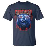 Retro Chicago T Shirt Vintage Cub Bootleg Graphic Baseball Fans