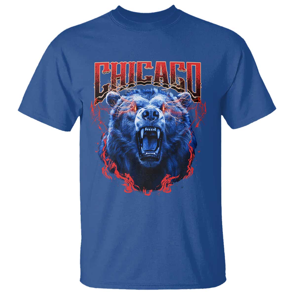 Retro Chicago T Shirt Vintage Cub Bootleg Graphic Baseball Fans