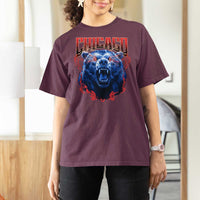 Retro Chicago T Shirt For Women Vintage Cub Bootleg Graphic Baseball Fans