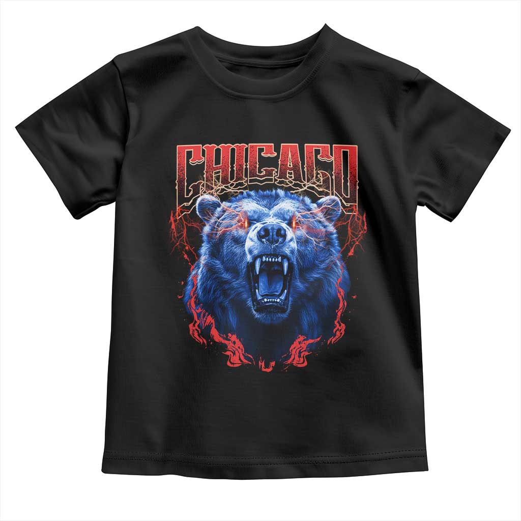 Retro Chicago Toddler T Shirt Vintage Cub Bootleg Graphic Baseball Fans