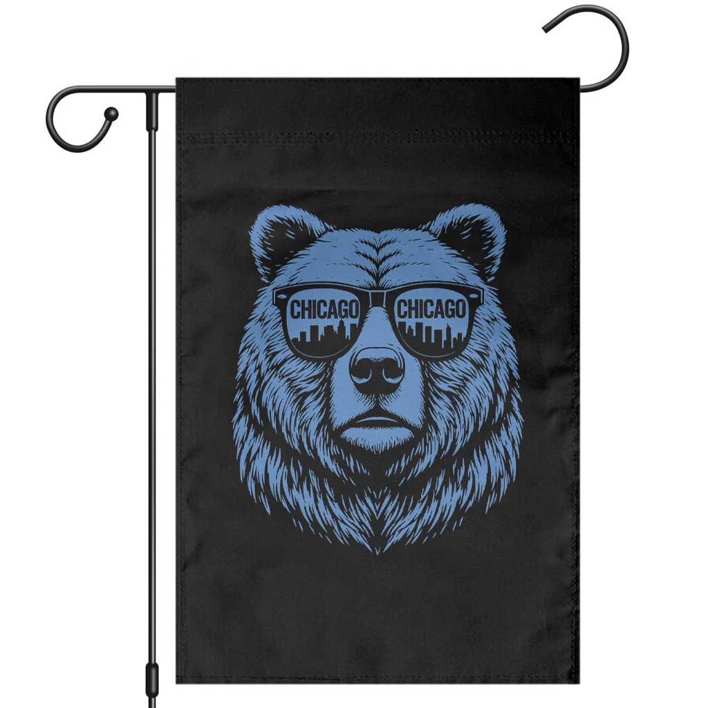 Vintage Chicago Garden Flag Cub With Sunglasses Baseball Fans