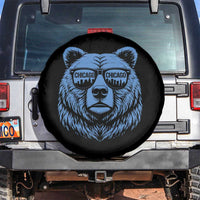 Vintage Chicago Spare Tire Cover Cub With Sunglasses Baseball Fans