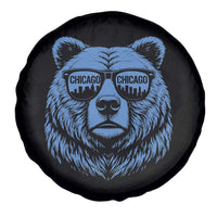 Vintage Chicago Spare Tire Cover Cub With Sunglasses Baseball Fans