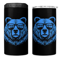 Vintage Chicago 4 in 1 Can Cooler Tumbler Cub With Sunglasses Baseball Fans