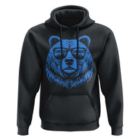 Vintage Chicago Hoodie Cub With Sunglasses Baseball Fans