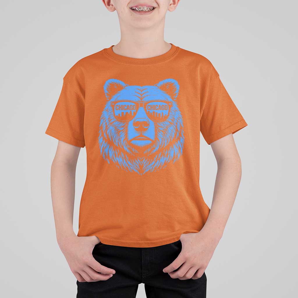 Vintage Chicago T Shirt For Kid Cub With Sunglasses Baseball Fans