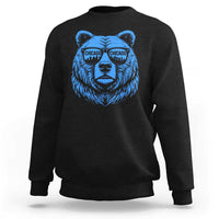 Vintage Chicago Sweatshirt Cub With Sunglasses Baseball Fans