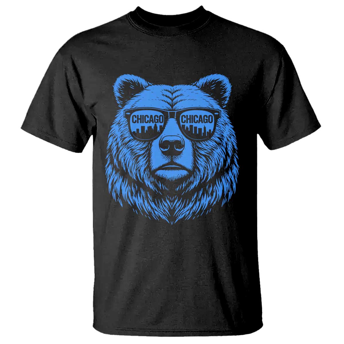 Vintage Chicago T Shirt Cub With Sunglasses Baseball Fans