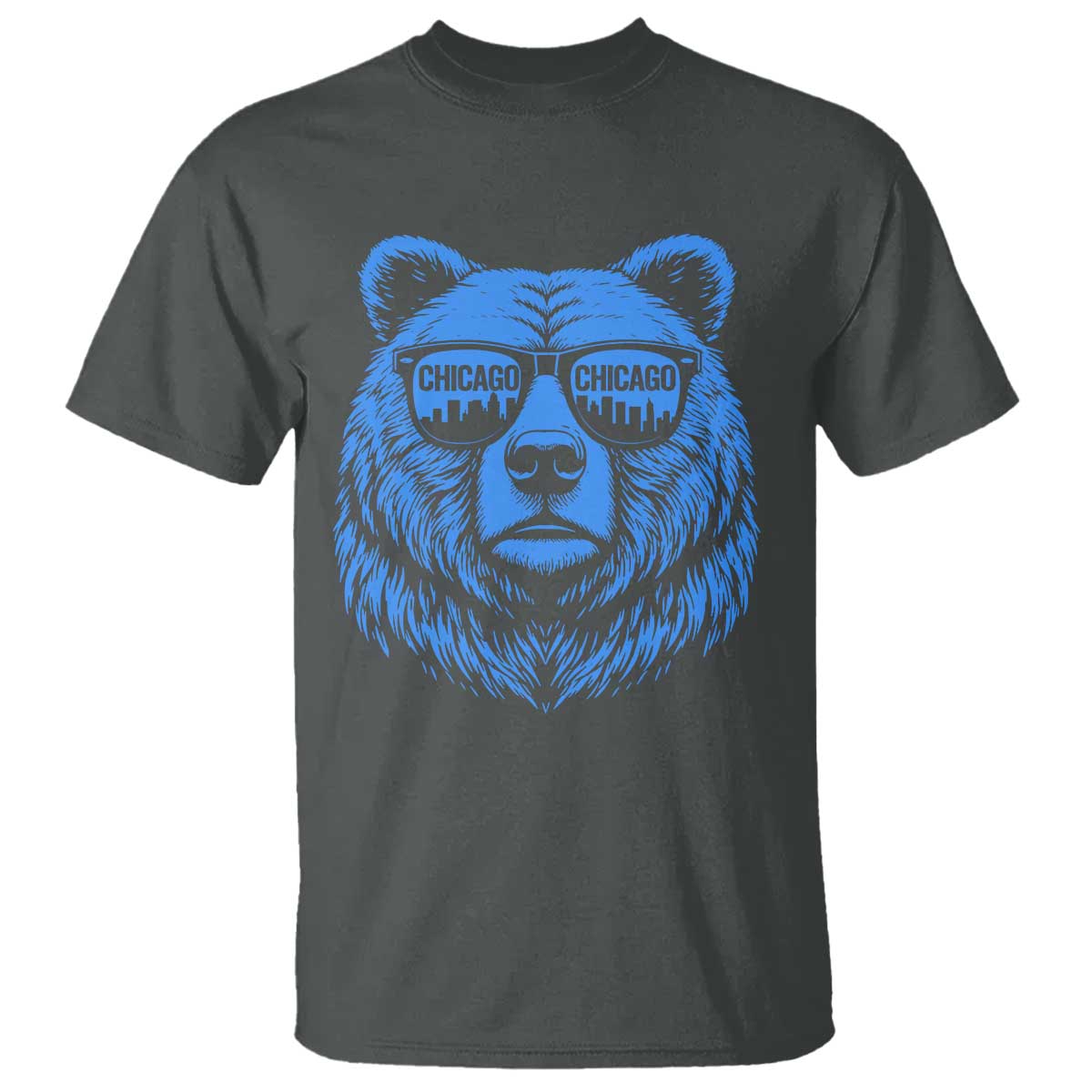 Vintage Chicago T Shirt Cub With Sunglasses Baseball Fans