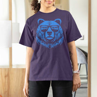 Vintage Chicago T Shirt For Women Cub With Sunglasses Baseball Fans