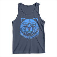 Vintage Chicago Tank Top Cub With Sunglasses Baseball Fans