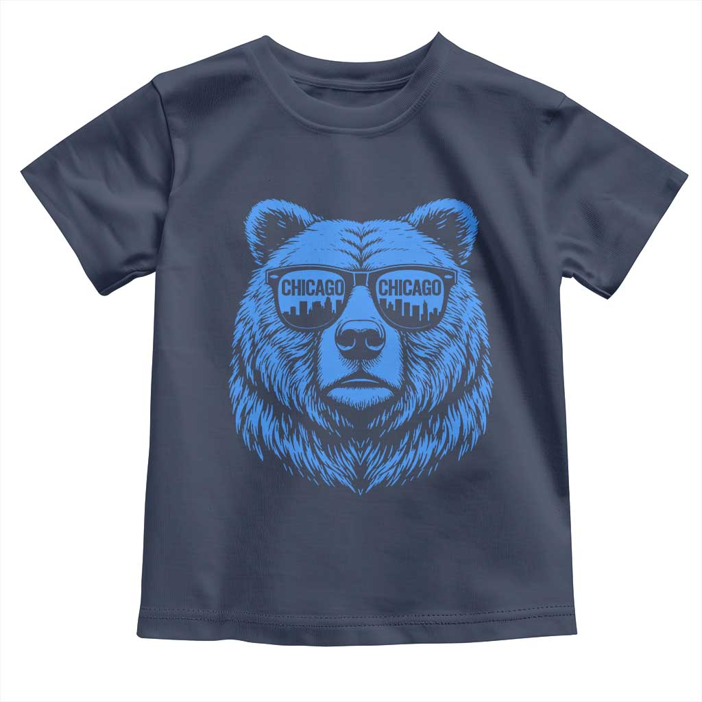 Vintage Chicago Toddler T Shirt Cub With Sunglasses Baseball Fans