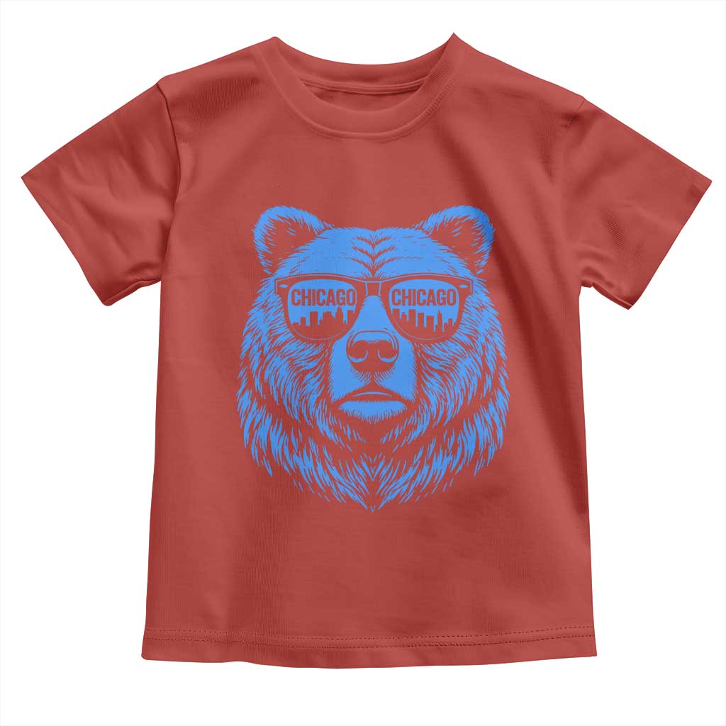 Vintage Chicago Toddler T Shirt Cub With Sunglasses Baseball Fans