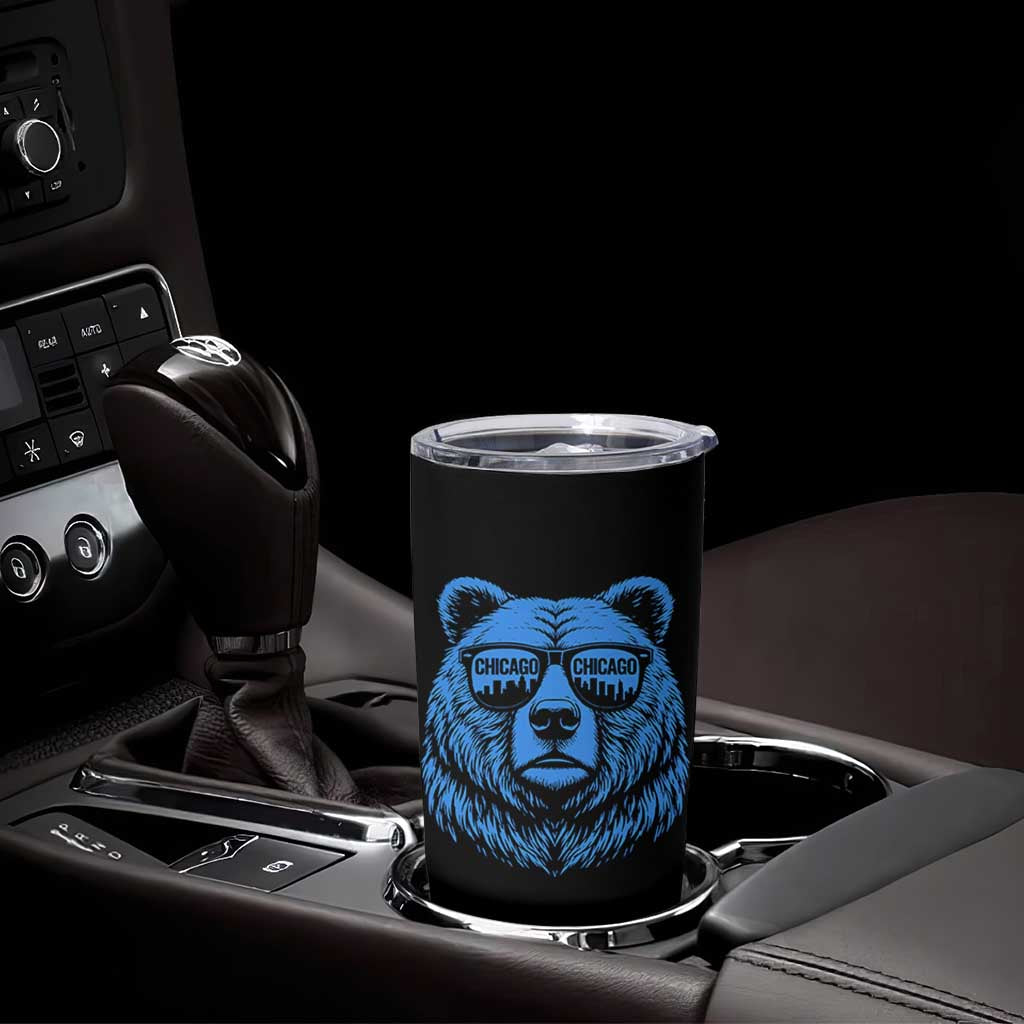 Vintage Chicago Tumbler Cup Cub With Sunglasses Baseball Fans