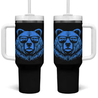 Vintage Chicago Tumbler With Handle Cub With Sunglasses Baseball Fans