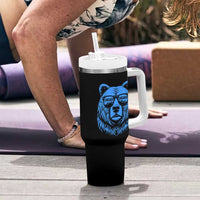Vintage Chicago Tumbler With Handle Cub With Sunglasses Baseball Fans