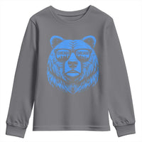 Vintage Chicago Youth Sweatshirt Cub With Sunglasses Baseball Fans