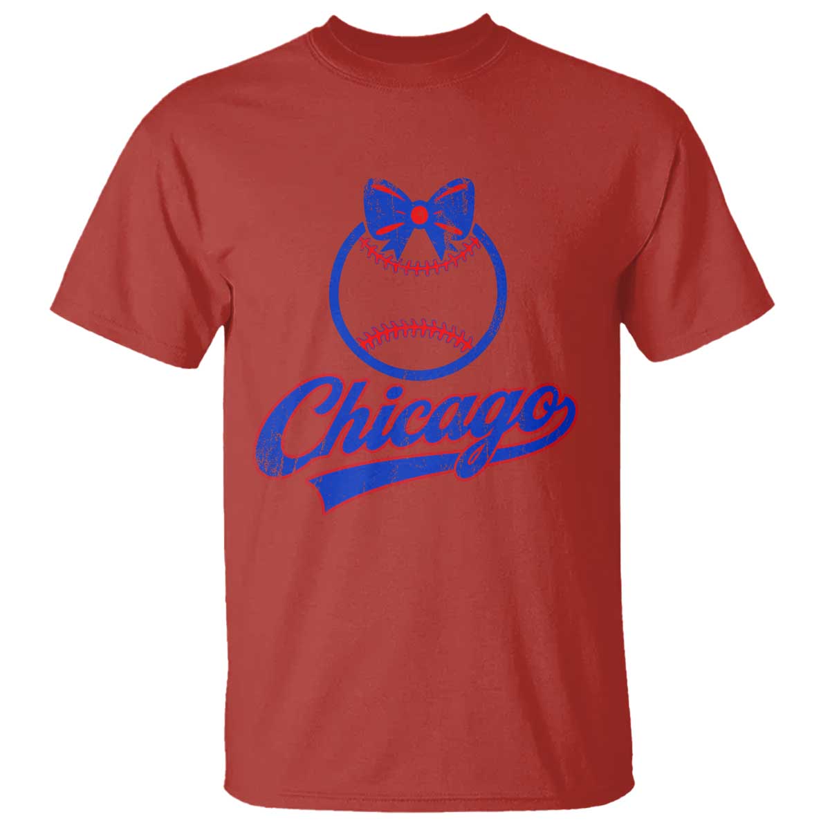 Chicago Coquette Bow T Shirt Cute Girls Kids Women Baseball Fans