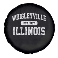 Wrigleyville Illinois Spare Tire Cover Vintage Chicago Classic Distressed Baseball Fan Gift