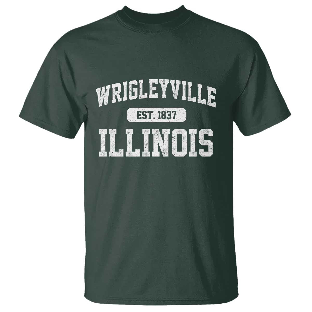 Wrigleyville Illinois T Shirt Vintage Chicago Classic Distressed Baseball Fan Gift