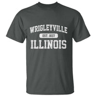 Wrigleyville Illinois T Shirt Vintage Chicago Classic Distressed Baseball Fan Gift