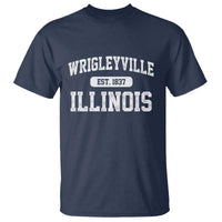 Wrigleyville Illinois T Shirt Vintage Chicago Classic Distressed Baseball Fan Gift
