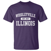 Wrigleyville Illinois T Shirt Vintage Chicago Classic Distressed Baseball Fan Gift