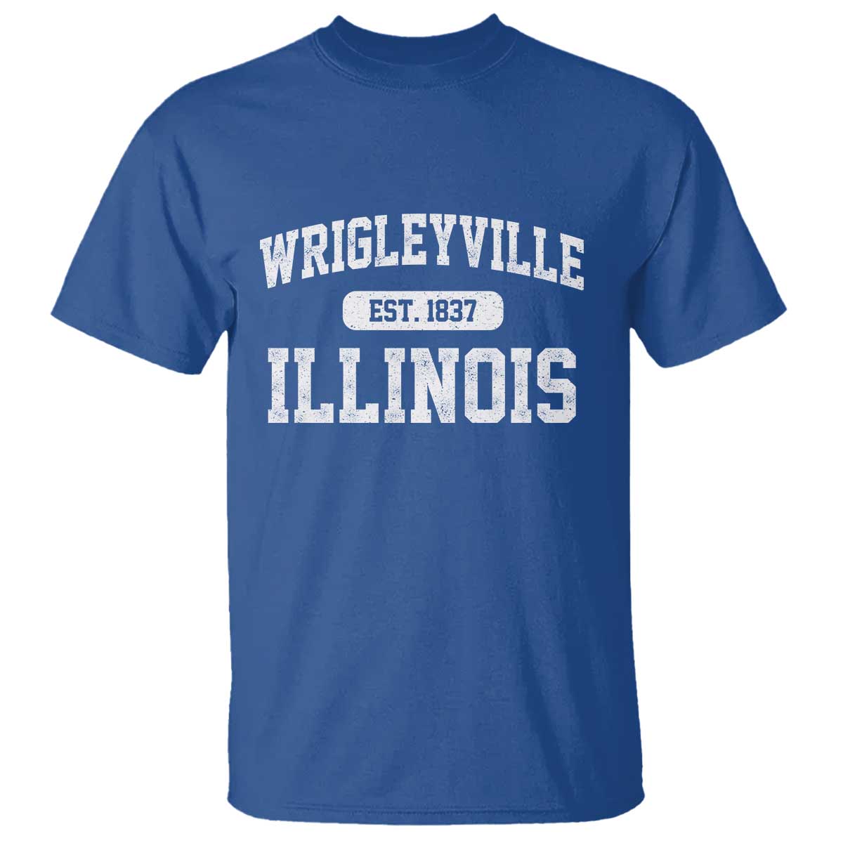 Wrigleyville Illinois T Shirt Vintage Chicago Classic Distressed Baseball Fan Gift