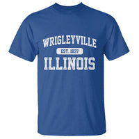 Wrigleyville Illinois T Shirt Vintage Chicago Classic Distressed Baseball Fan Gift