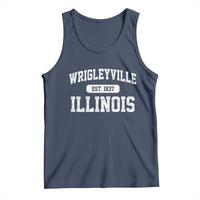 Wrigleyville Illinois Tank Top Vintage Chicago Classic Distressed Baseball Fan Gift