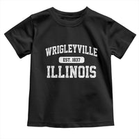 Wrigleyville Illinois Toddler T Shirt Vintage Chicago Classic Distressed Baseball Fan Gift