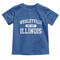Wrigleyville Illinois Toddler T Shirt Vintage Chicago Classic Distressed Baseball Fan Gift