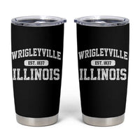 Wrigleyville Illinois Tumbler Cup Vintage Chicago Classic Distressed Baseball Fan Gift