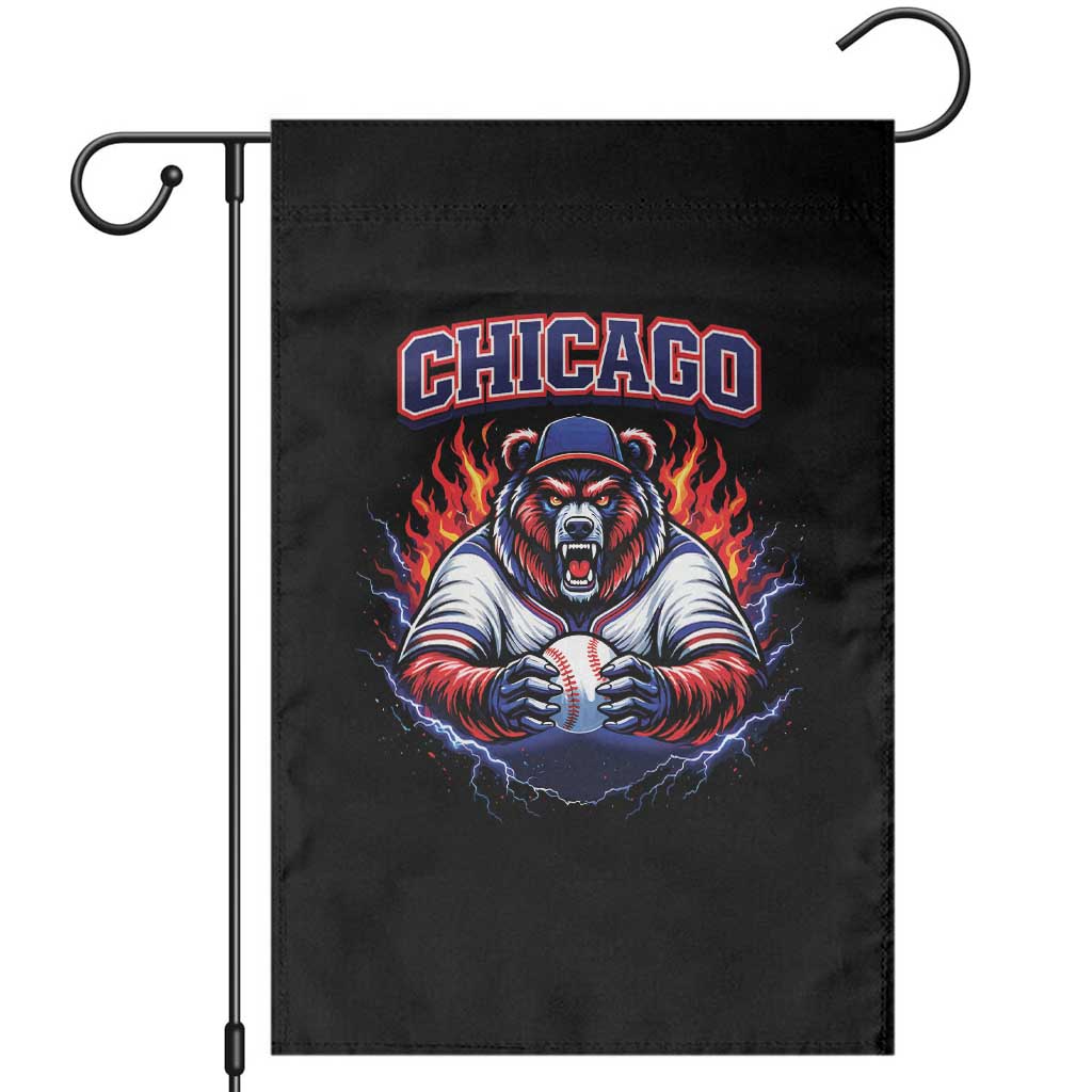 Vintage Chicago Garden Flag Retro Baseball Fans