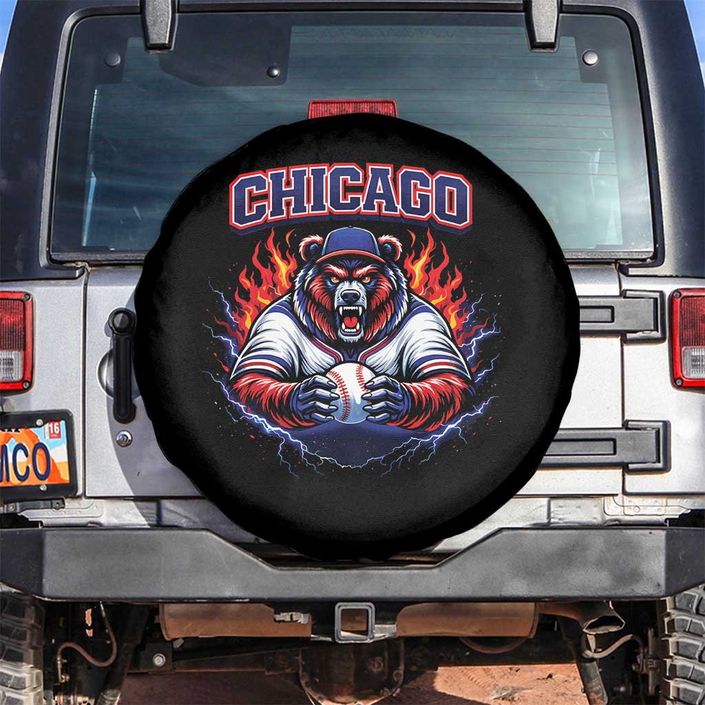 Vintage Chicago Spare Tire Cover Retro Baseball Fans