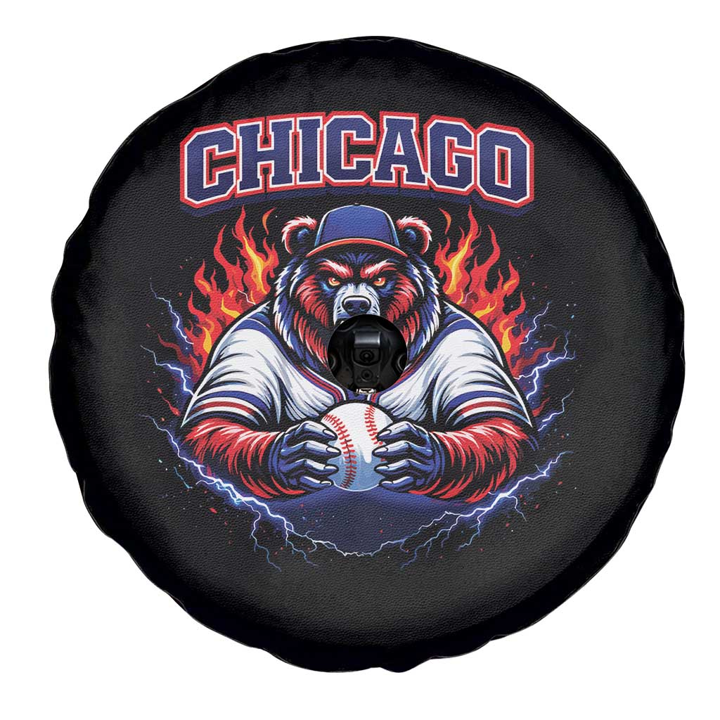 Vintage Chicago Spare Tire Cover Retro Baseball Fans