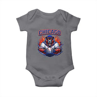Vintage Chicago Baby Onesie Retro Baseball Fans
