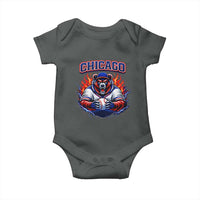 Vintage Chicago Baby Onesie Retro Baseball Fans
