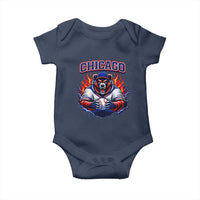 Vintage Chicago Baby Onesie Retro Baseball Fans
