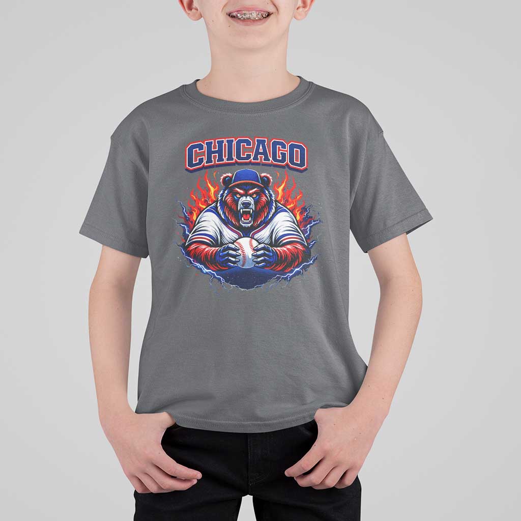 Vintage Chicago T Shirt For Kid Retro Baseball Fans